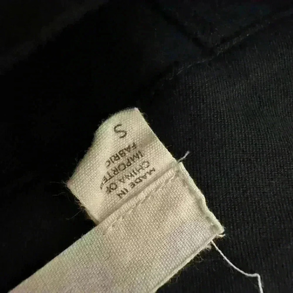 EILEEN FISHER Solid Black Rayon Ponte Stretch Zip Ankle Pants Size Small - Picture 11 of 12